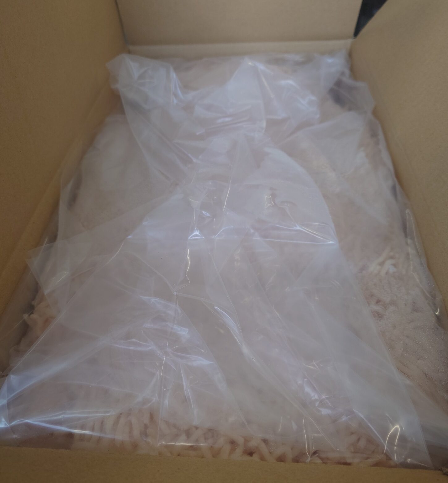 ヒロツク様より寄贈された国産鶏ミンチ10kg